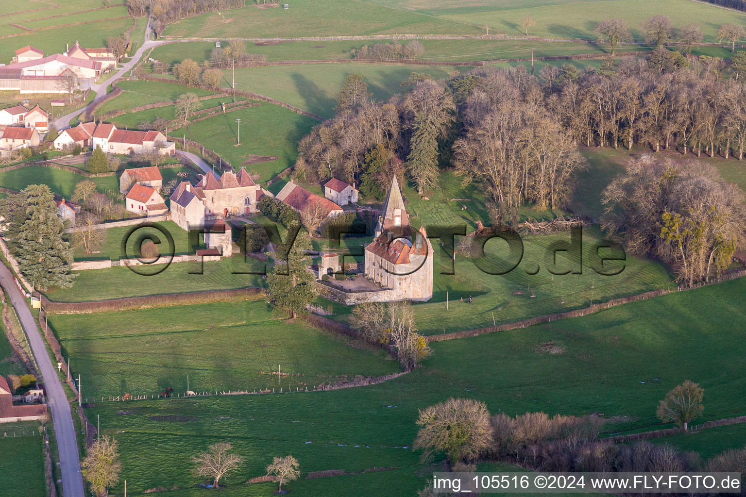 Château de Morlet in Burgundy in Morlet in the state Saone et Loire, France