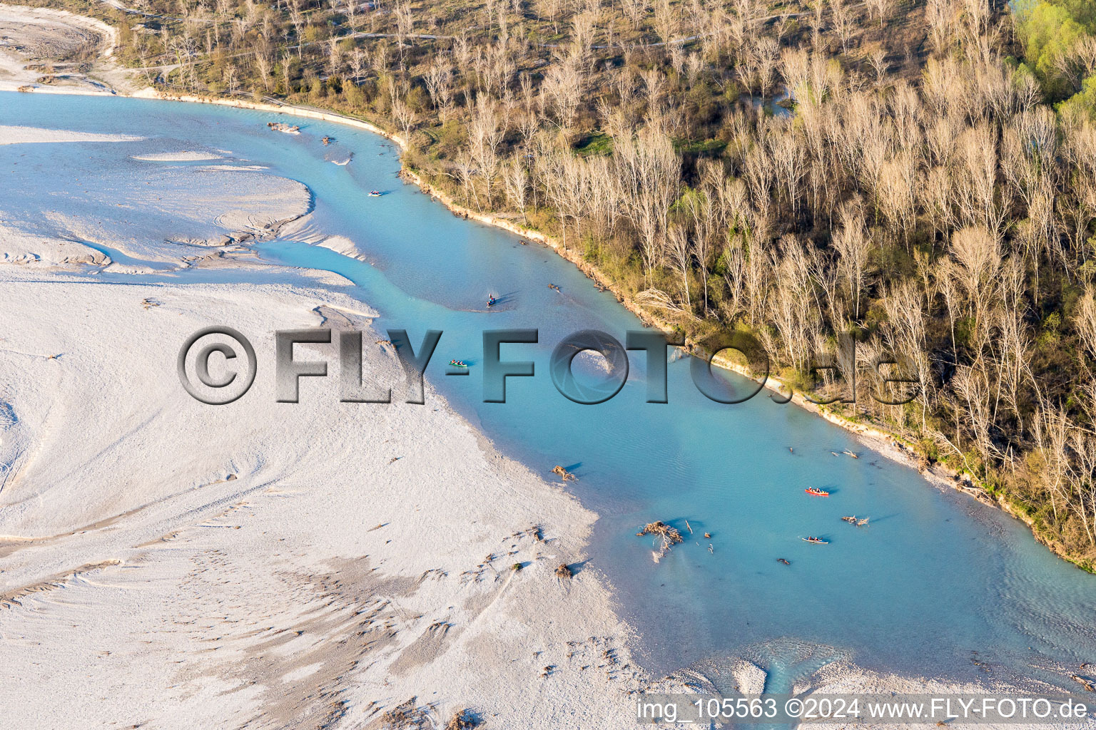 Aerial photograpy of Madonna di Loreto in the state Friuli Venezia Giulia, Italy