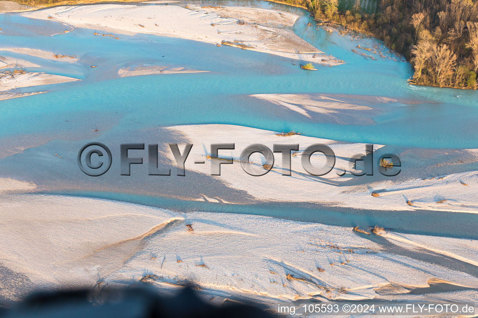 Aerial photograpy of Borgata Mezzoli in the state Friuli Venezia Giulia, Italy