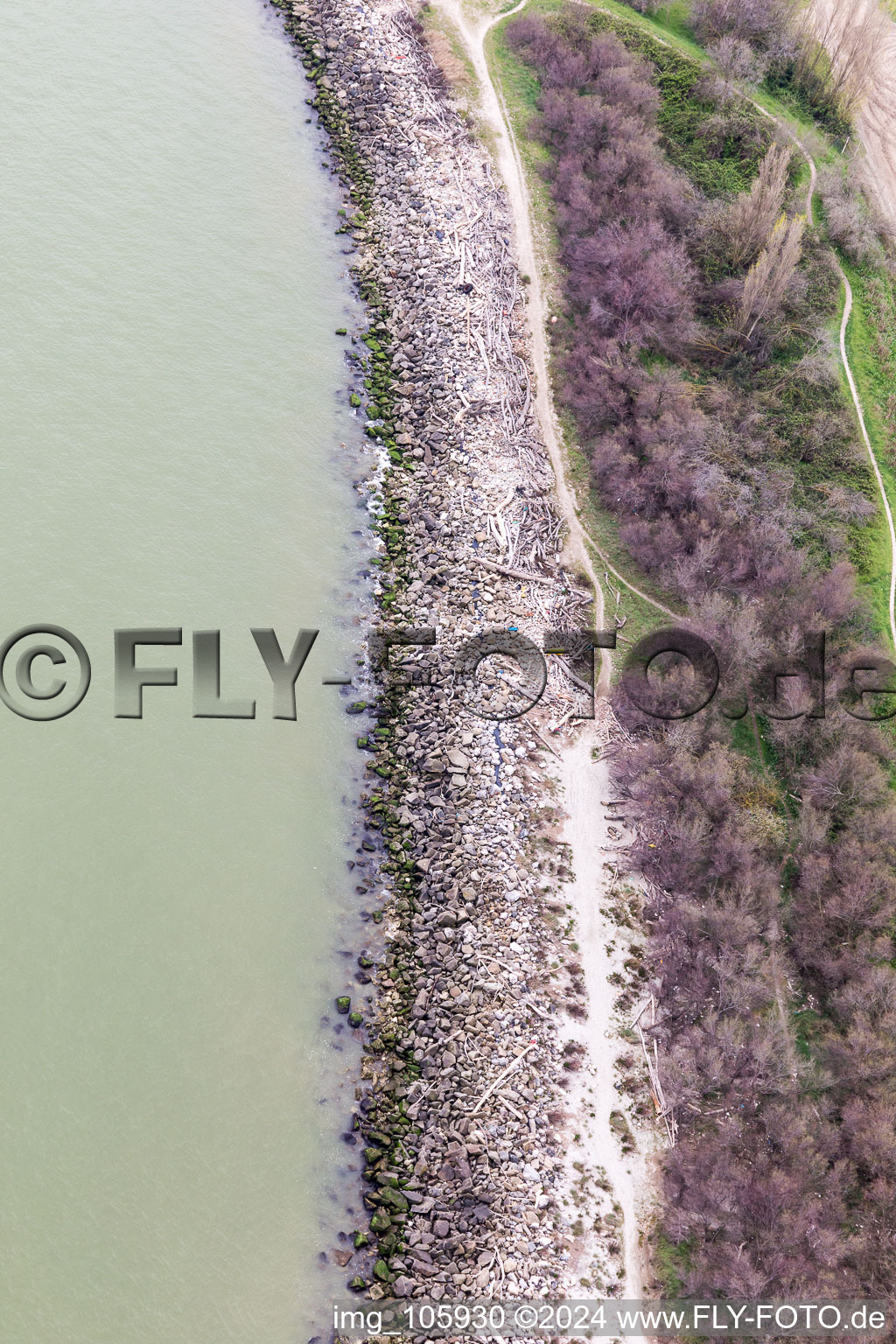 Drone recording of Borgo Manara in the state Emilia Romagna, Italy