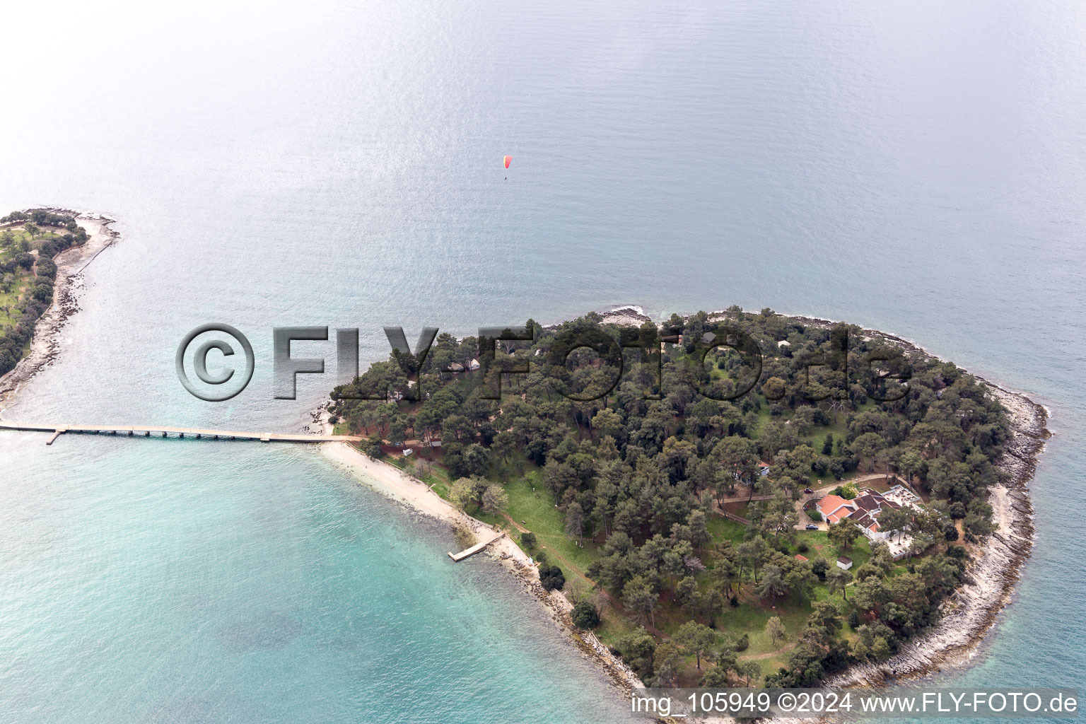 Oblique view of Anita in the state Gespanschaft Istrien, Croatia