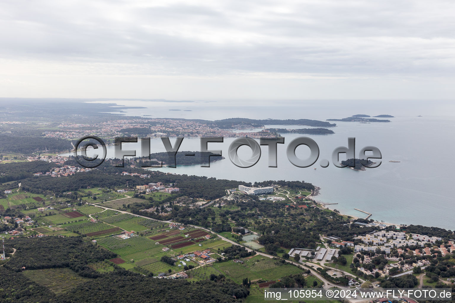 Anita in the state Gespanschaft Istrien, Croatia from above