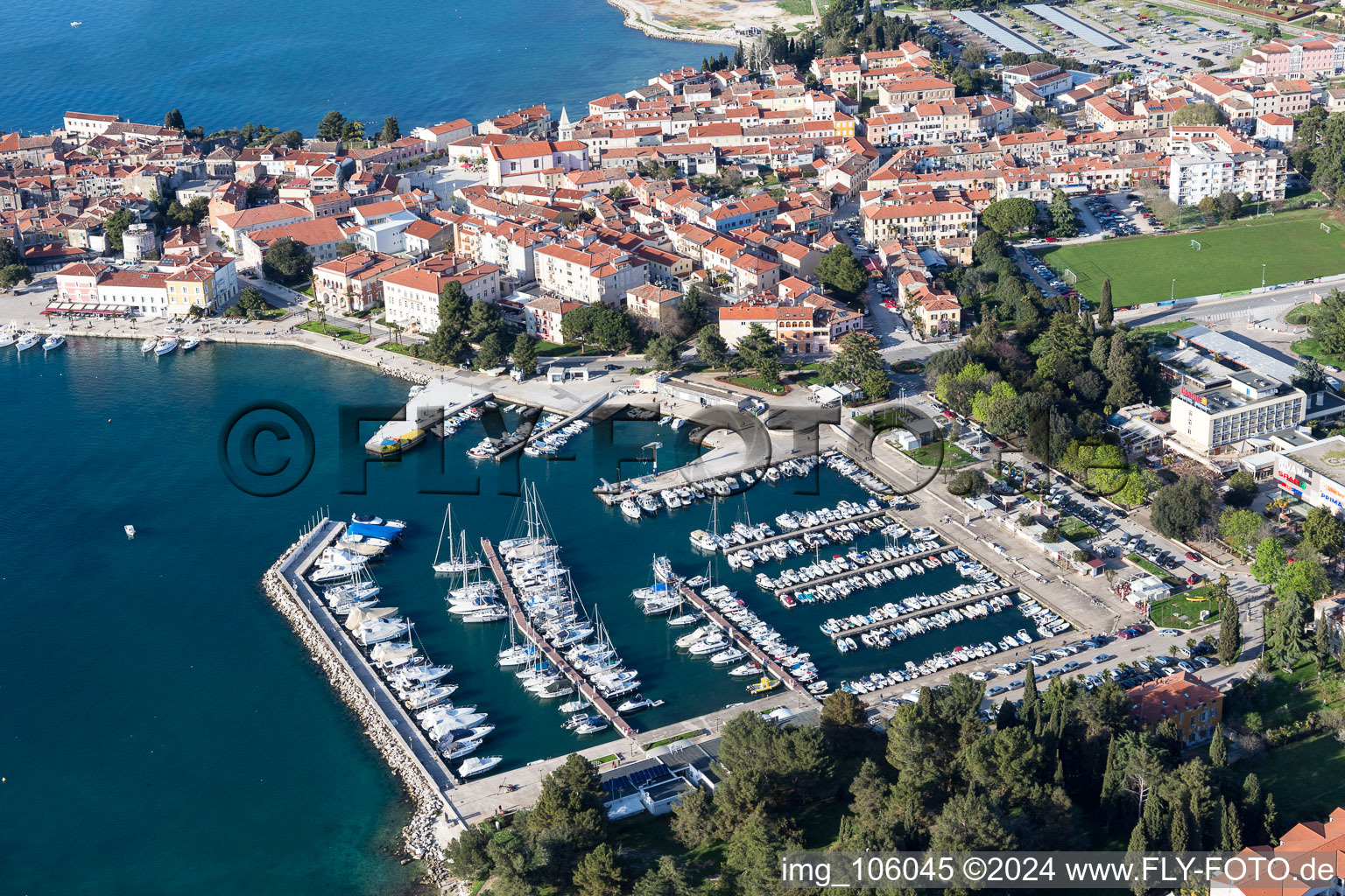 Aerial photograpy of Sveti Duh in the state Gespanschaft Istrien, Croatia