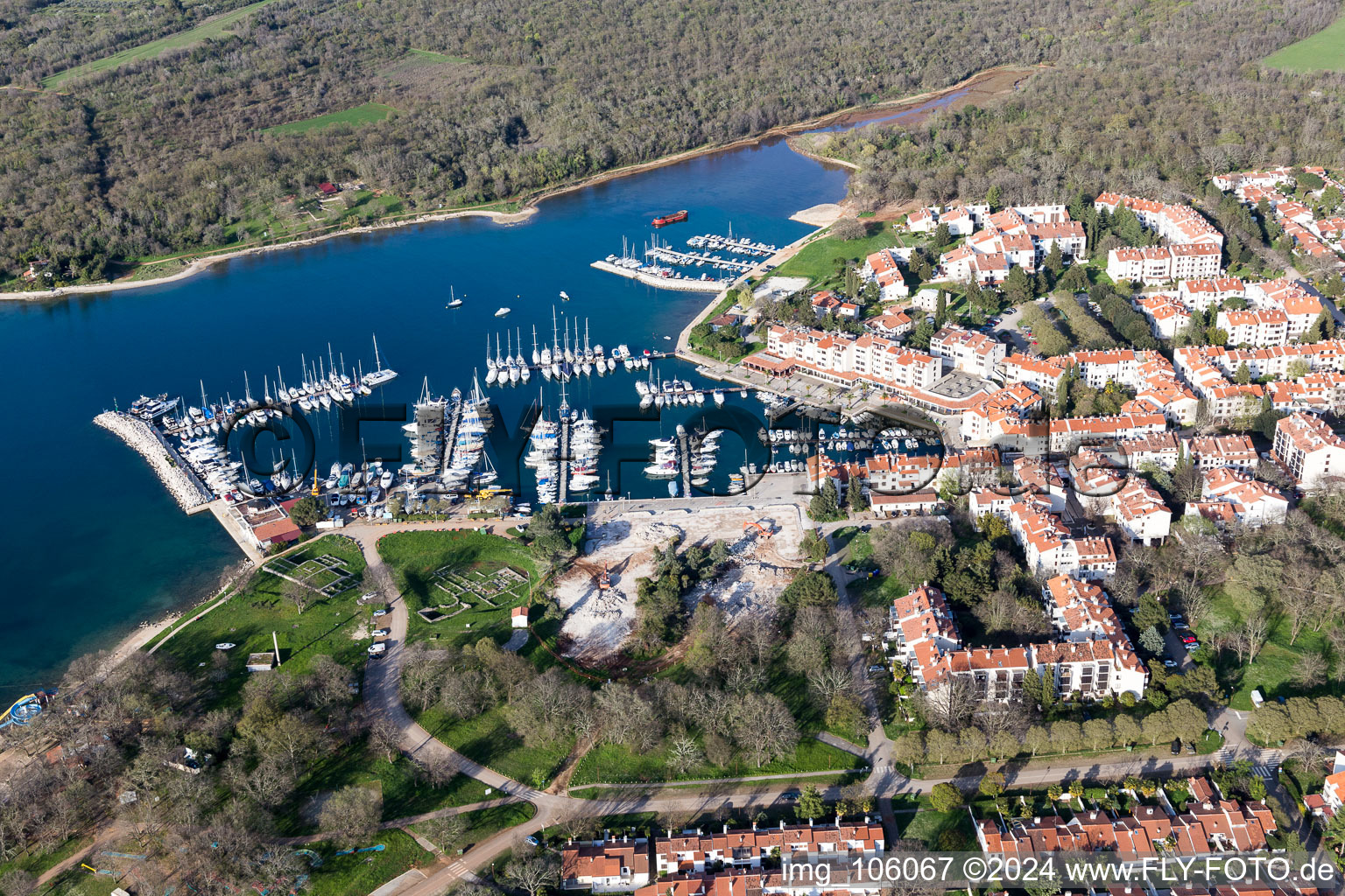 Cervar-Porat in the state Gespanschaft Istrien, Croatia