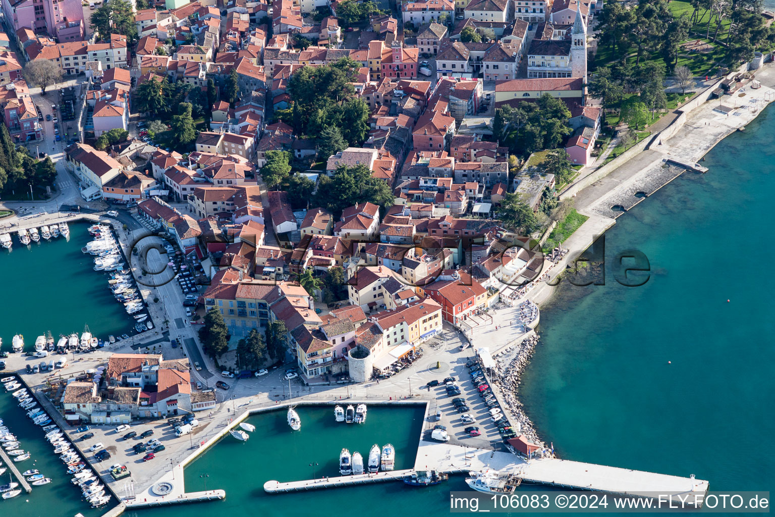 Novigrad in the state Gespanschaft Istrien, Croatia