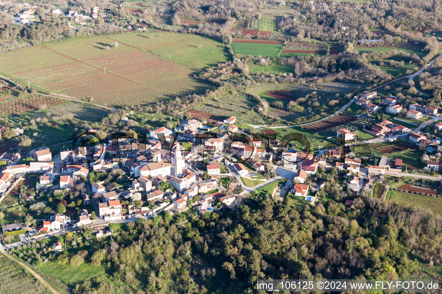 Visignano in the state Gespanschaft Istrien, Croatia