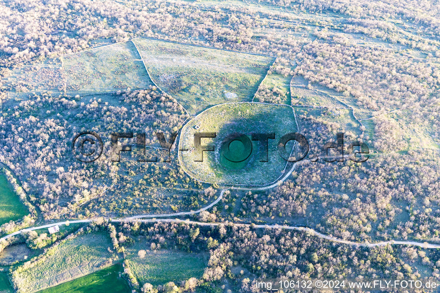 Aerial view of Selina in the state Gespanschaft Istrien, Croatia