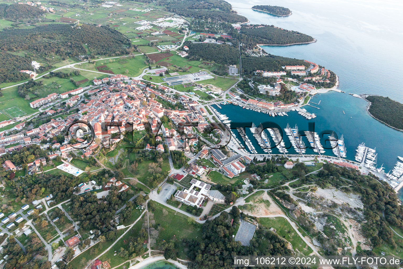 Stancija Valkanela in the state Gespanschaft Istrien, Croatia out of the air