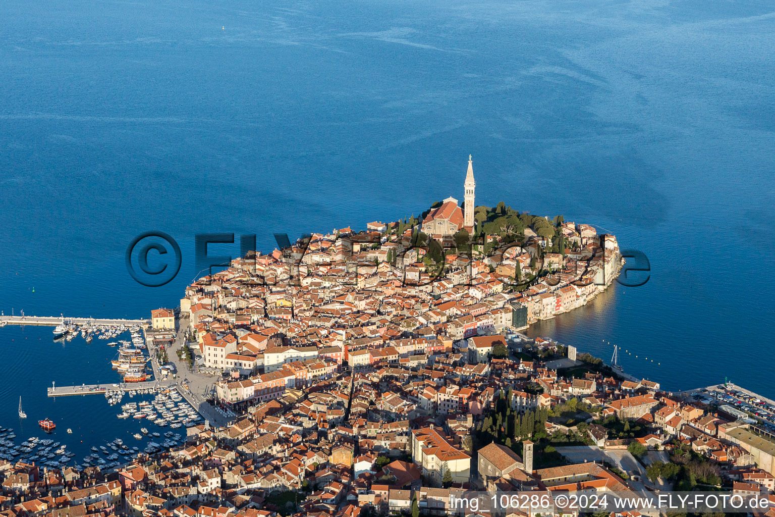 Štanga in the state Gespanschaft Istrien, Croatia from above