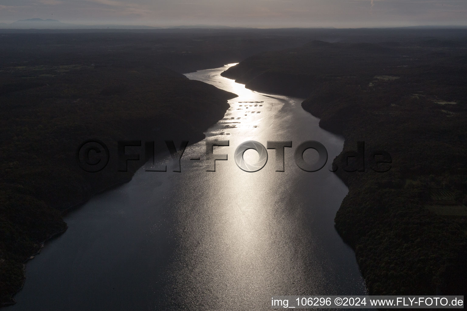 Vrsar in the state Gespanschaft Istrien, Croatia from the plane