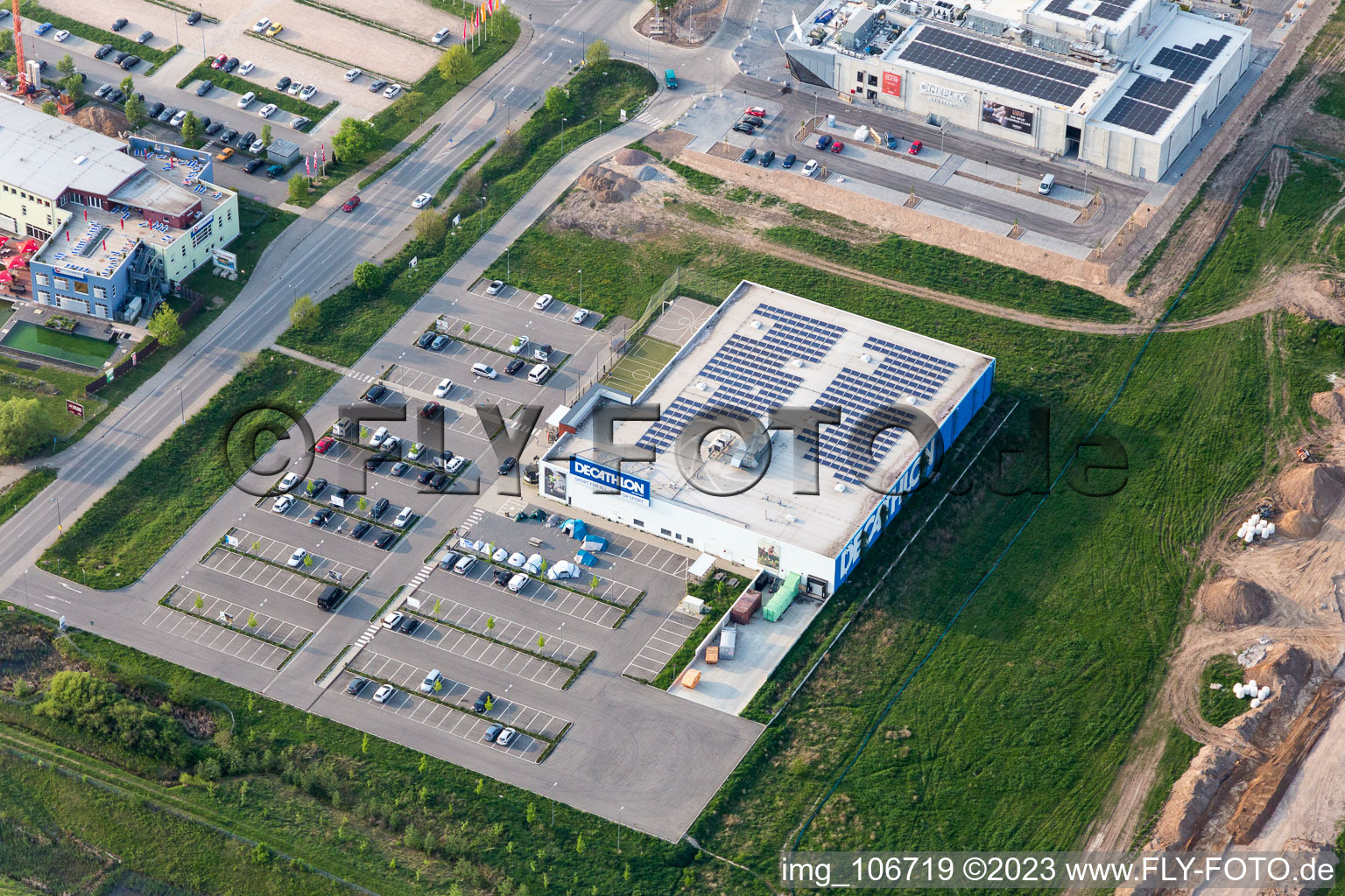 Decathlon in Neustadt an der Weinstraße in the state Rhineland-Palatinate, Germany