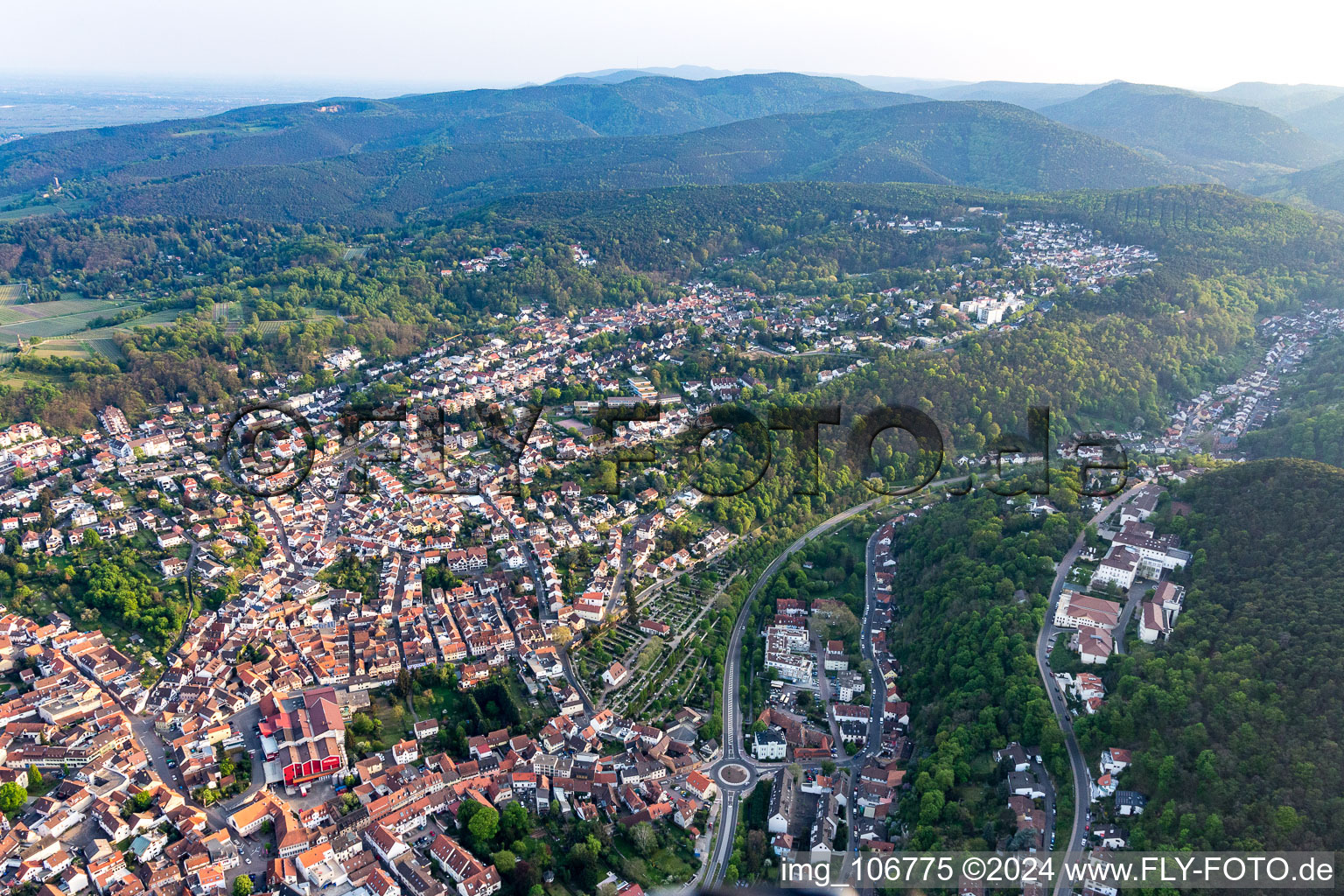 Four annual pages of winemakers in the district Seebach in Bad Dürkheim in the state Rhineland-Palatinate, Germany