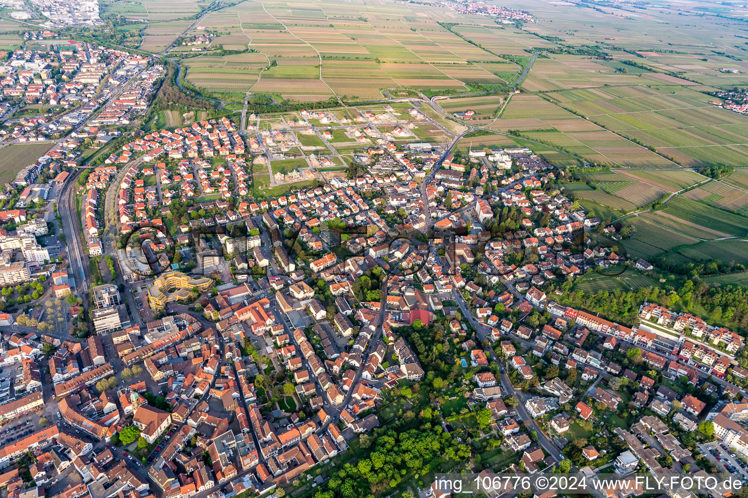 Fronhofallee in Bad Dürkheim in the state Rhineland-Palatinate, Germany