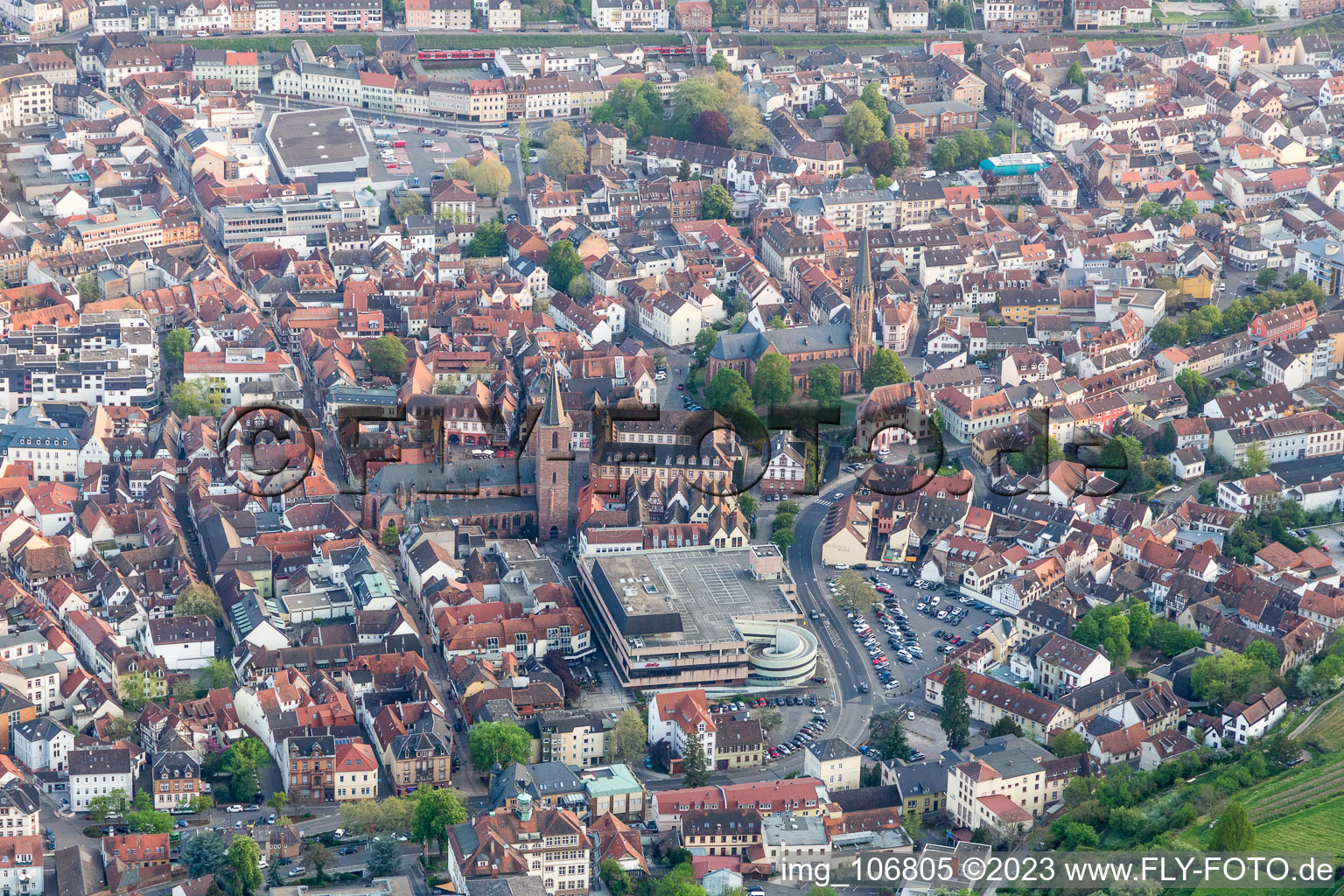 Collegiate Church of Our Lady and St. Giles in Neustadt an der Weinstraße in the state Rhineland-Palatinate, Germany