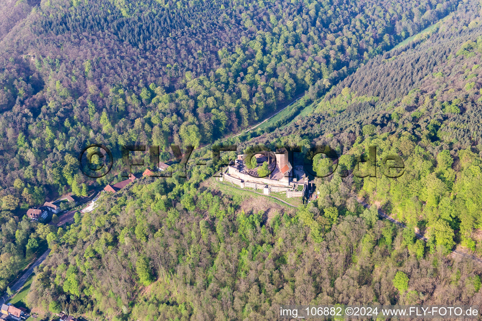 Landeck in Klingenmünster in the state Rhineland-Palatinate, Germany