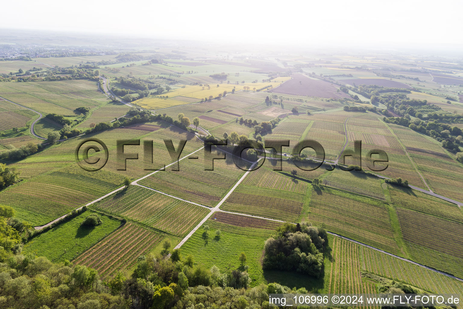 Oberotterbach in the state Rhineland-Palatinate, Germany viewn from the air