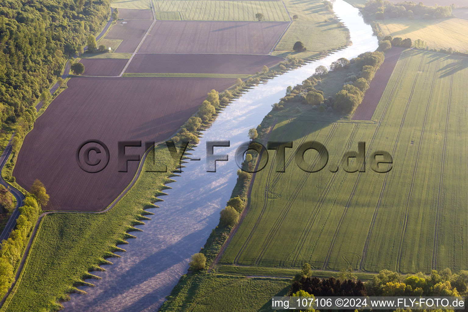 Aerial photograpy of Stahle in the state North Rhine-Westphalia, Germany