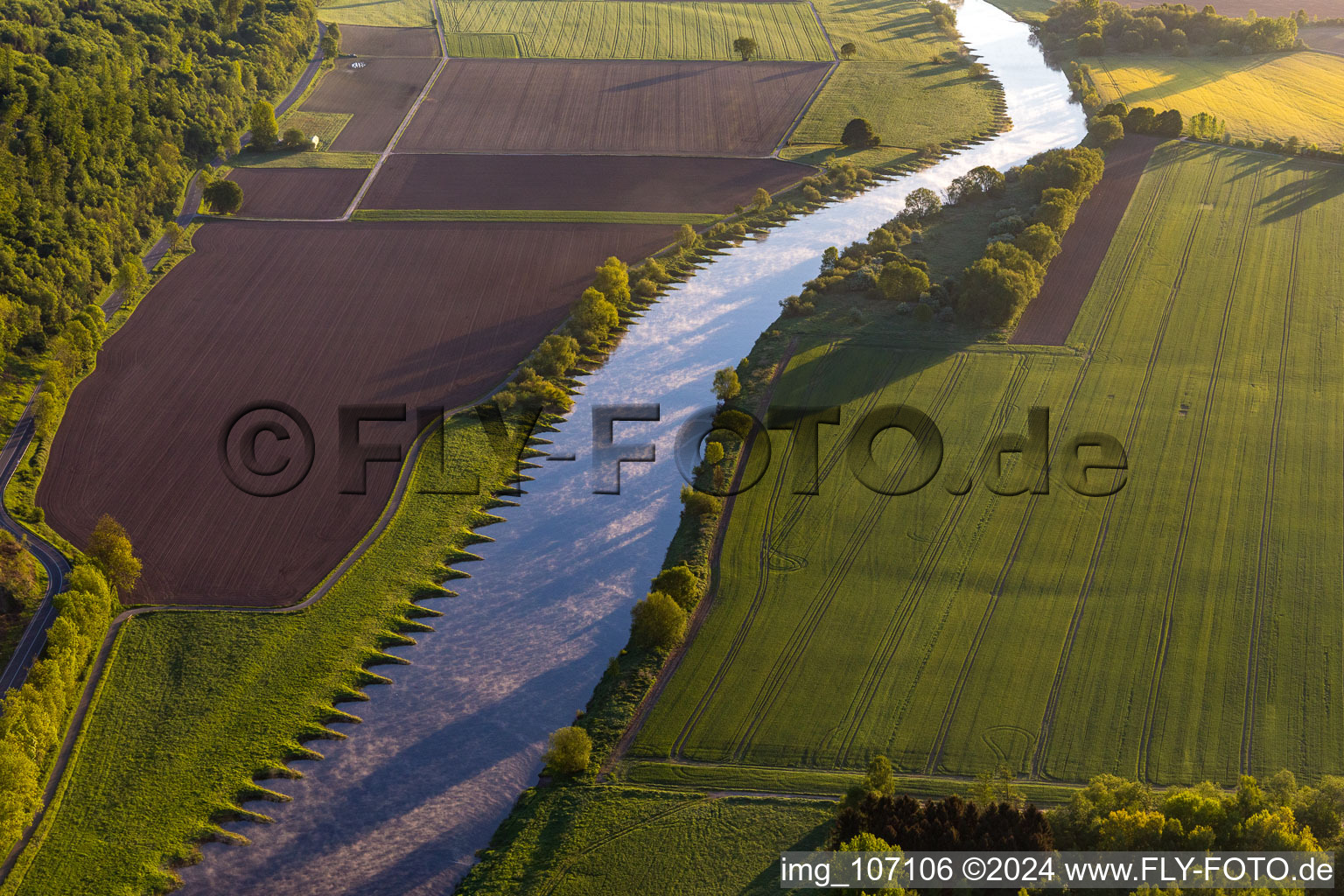 Aerial photograpy of Stahle in the state North Rhine-Westphalia, Germany