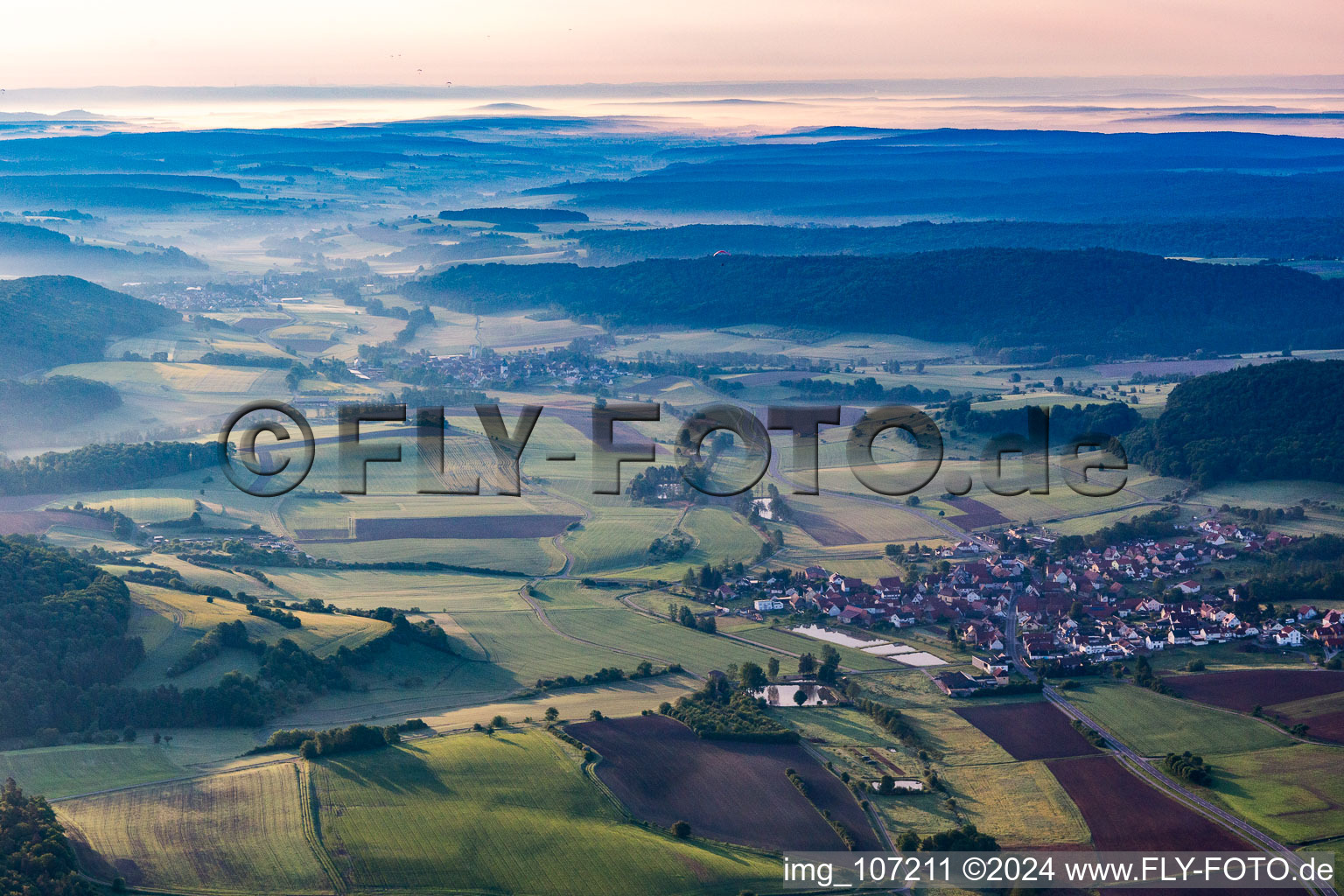 District Geusfeld in Rauhenebrach in the state Bavaria, Germany