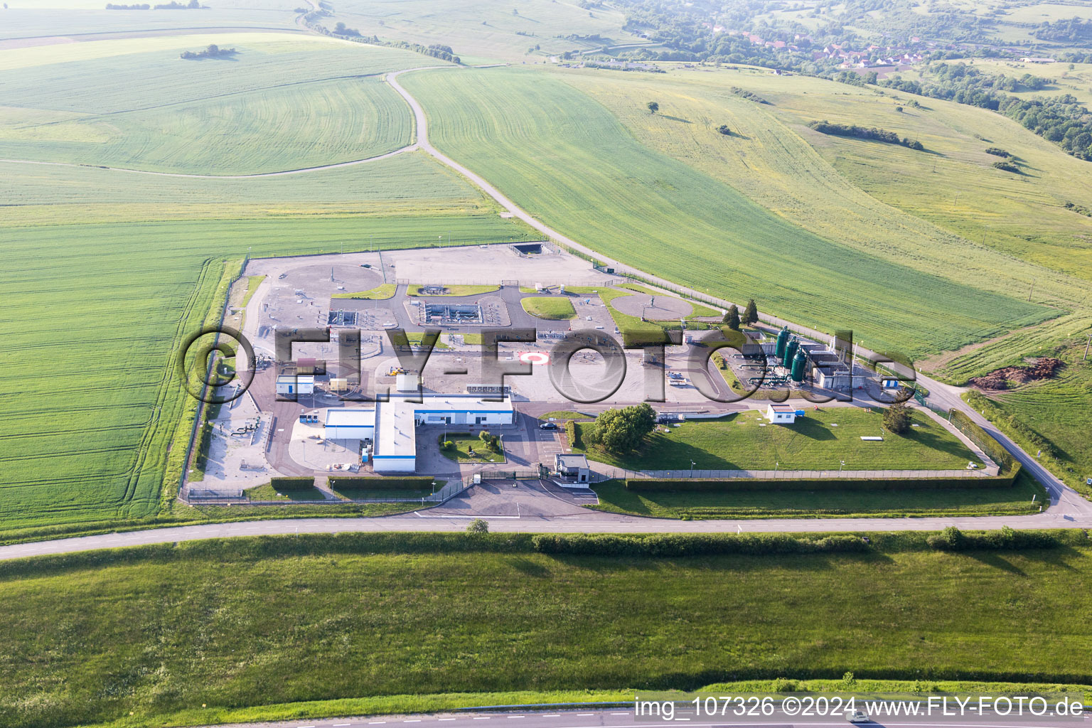 Gas Station in Obergailbach in the state Moselle, France