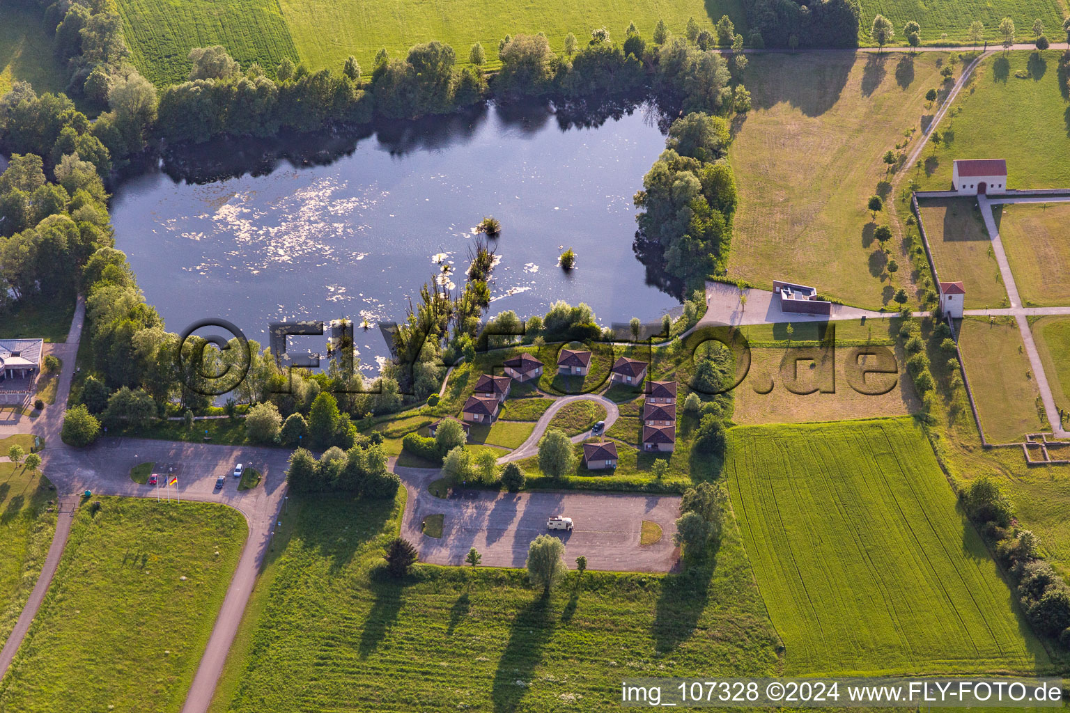 Vestiges Romaines / Roman excavations in the district Reinheim in Gersheim in the state Saarland, Germany