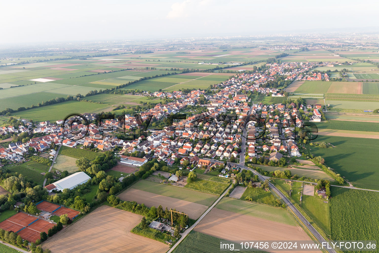 Rödersheim-Gronau in the state Rhineland-Palatinate, Germany