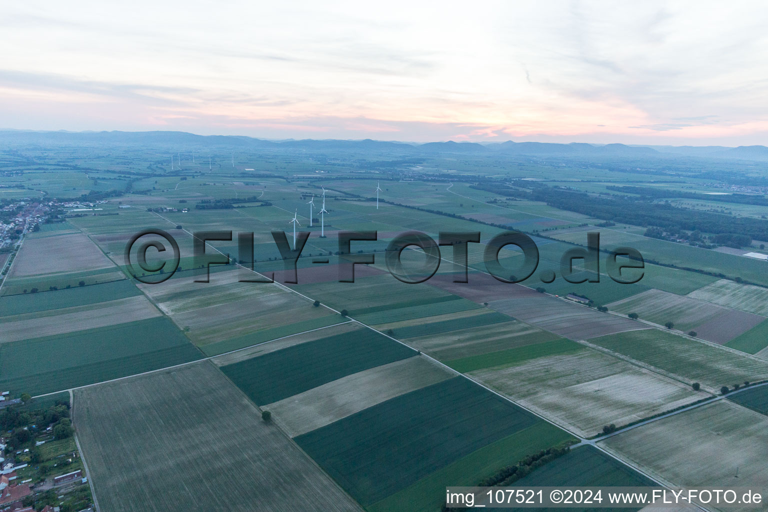 WKAs in Minfeld in the state Rhineland-Palatinate, Germany