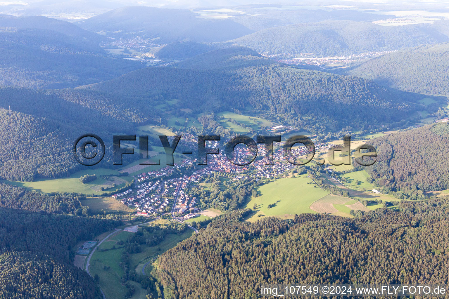 District Ottorfszell in Kirchzell in the state Bavaria, Germany