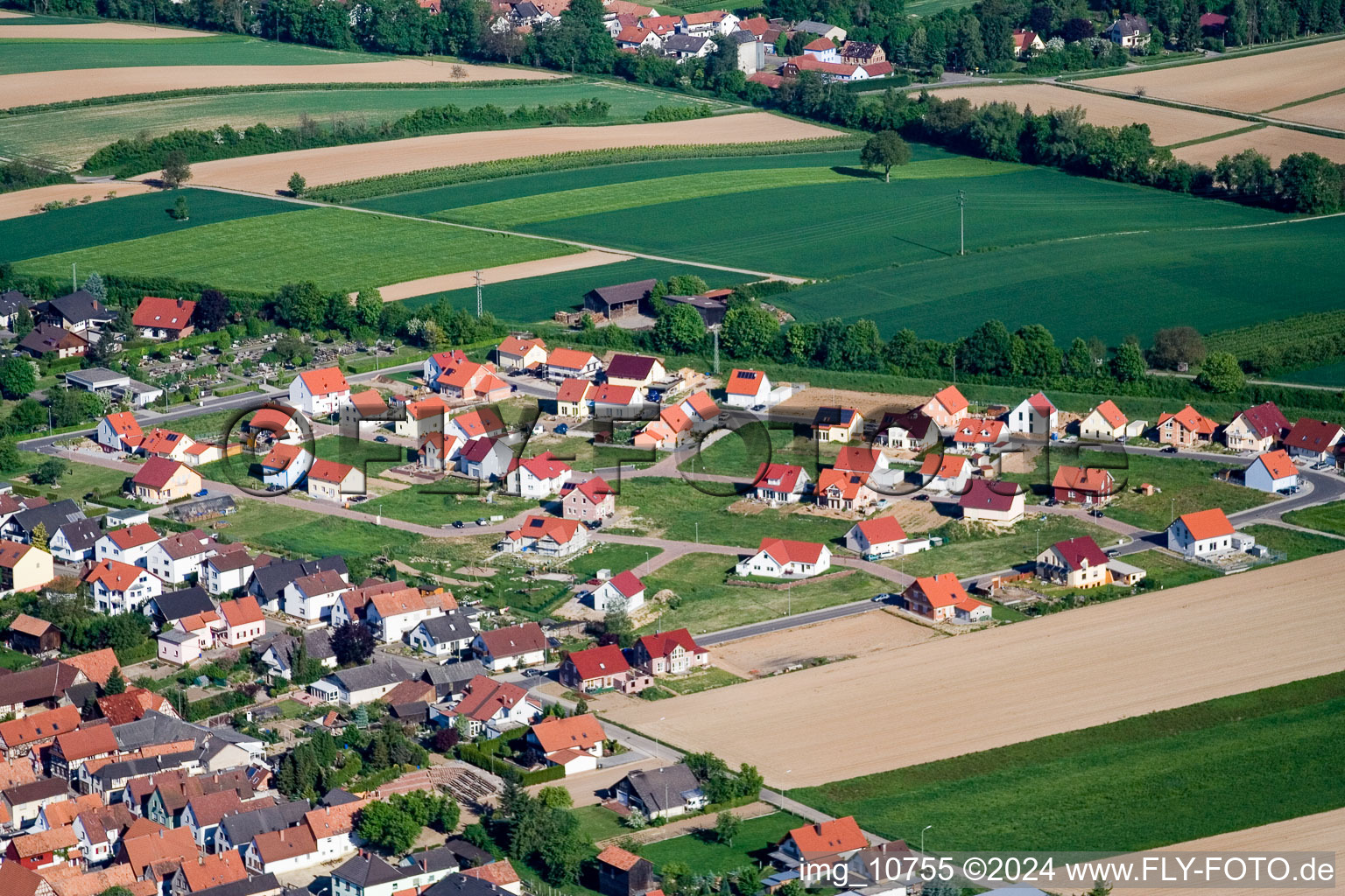 New development area NO in the district Schaidt in Wörth am Rhein in the state Rhineland-Palatinate, Germany