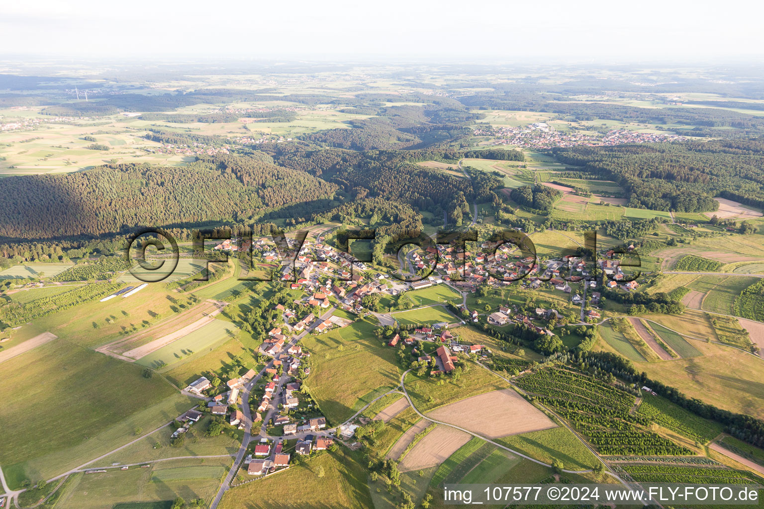 District Laudenberg in Limbach in the state Baden-Wuerttemberg, Germany