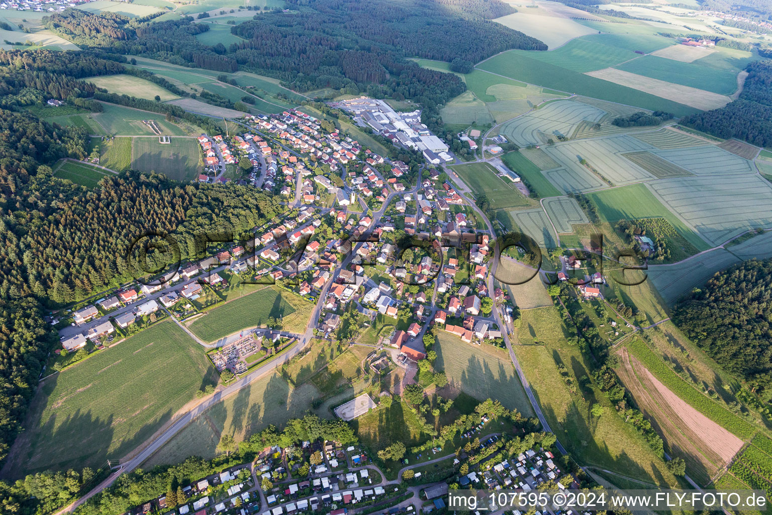 District Krumbach in Limbach in the state Baden-Wuerttemberg, Germany