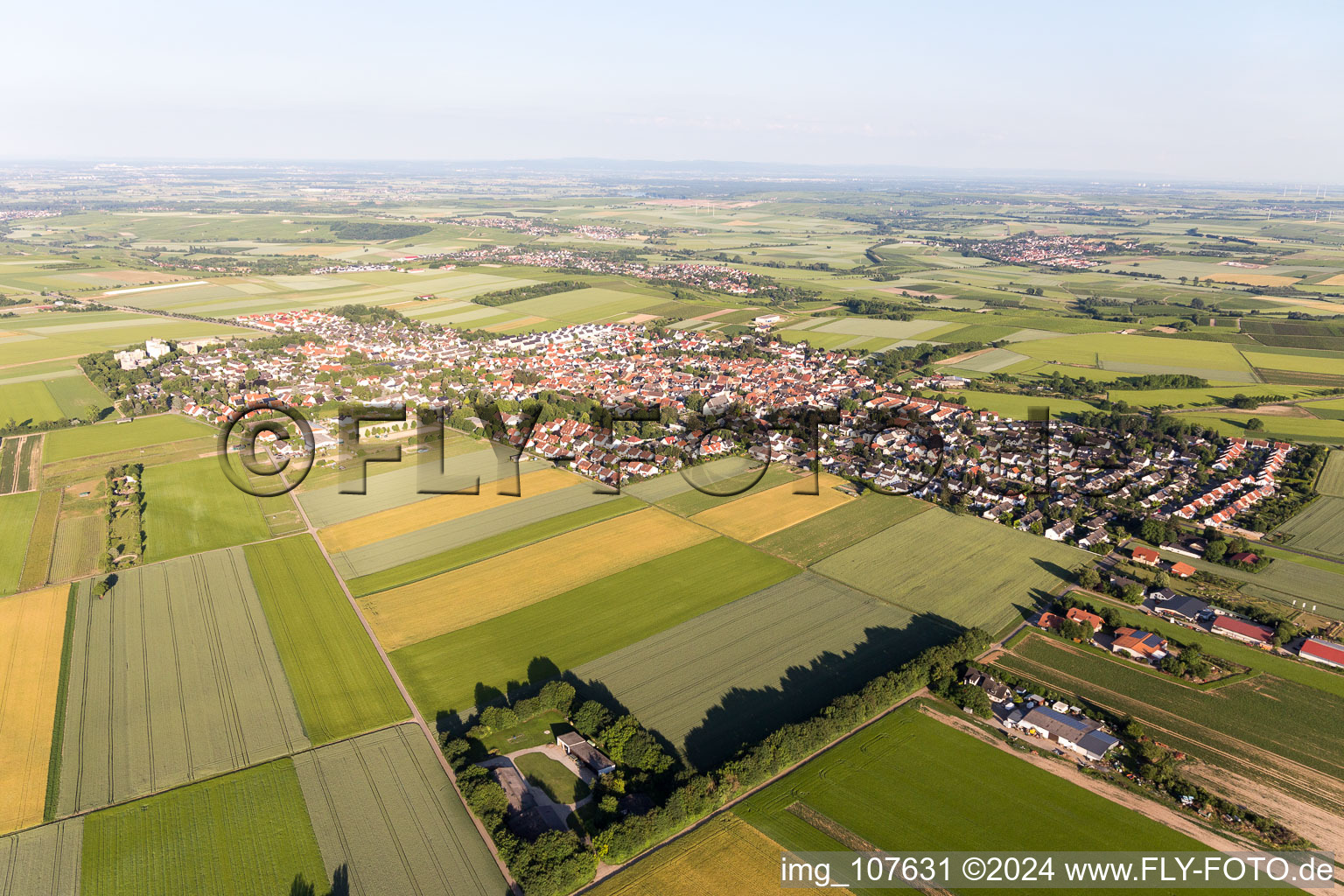 District Ebersheim in Mainz in the state Rhineland-Palatinate, Germany