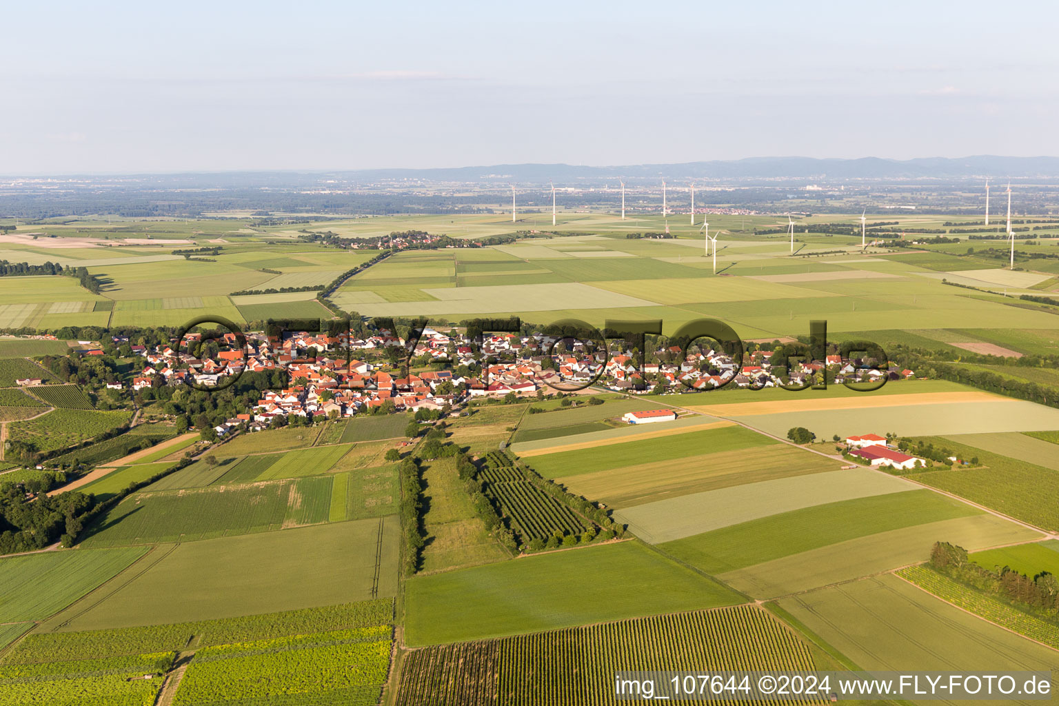 Dolgesheim in the state Rhineland-Palatinate, Germany