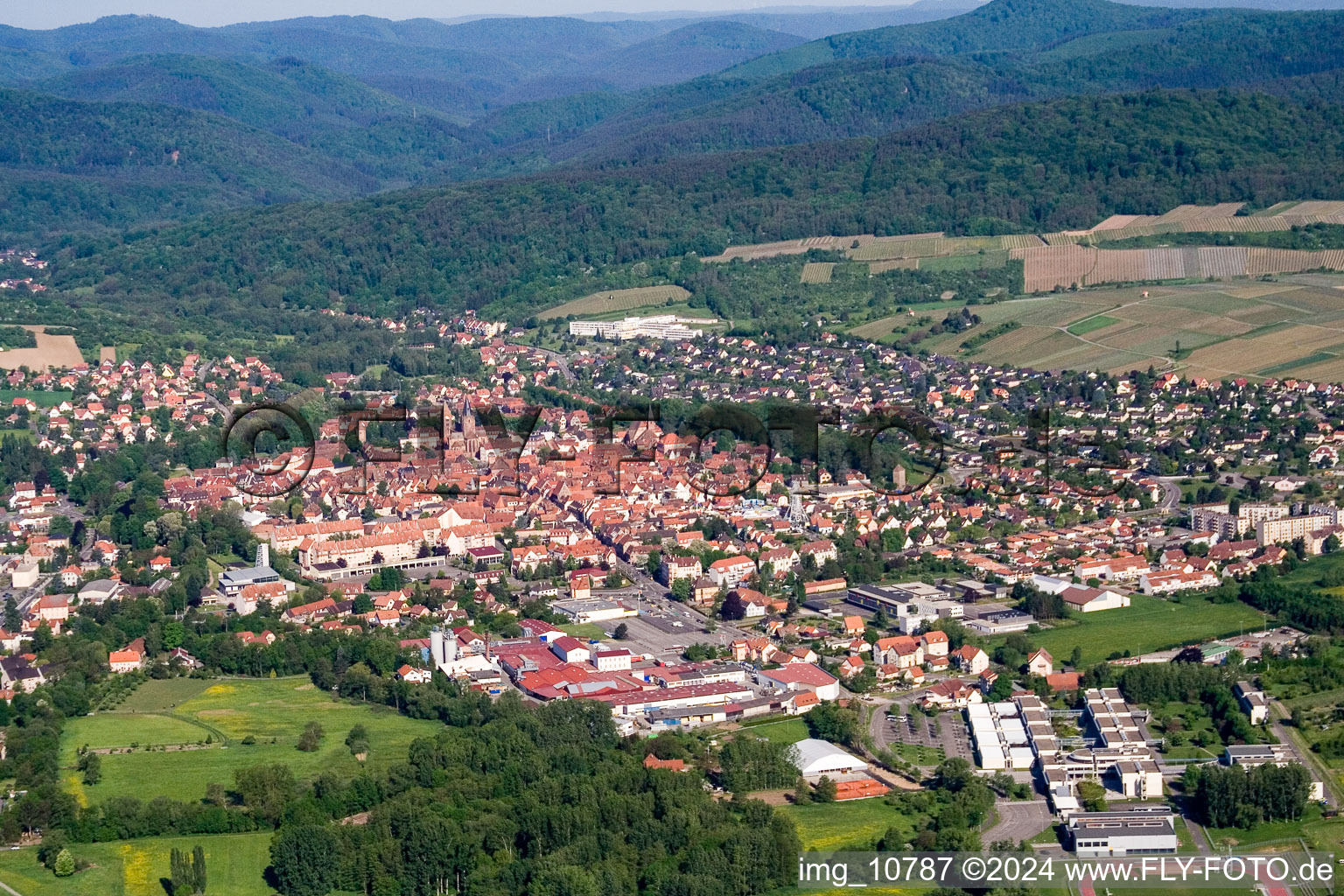 Altenstadt in Wissembourg in the state Bas-Rhin, France