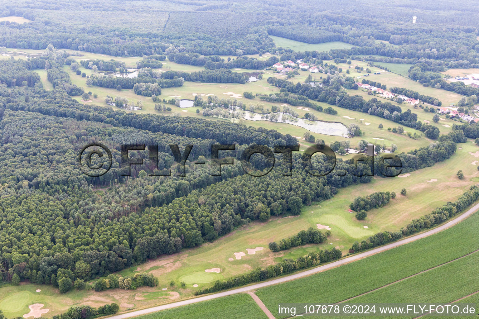 Golf club in Soufflenheim in the state Bas-Rhin, France