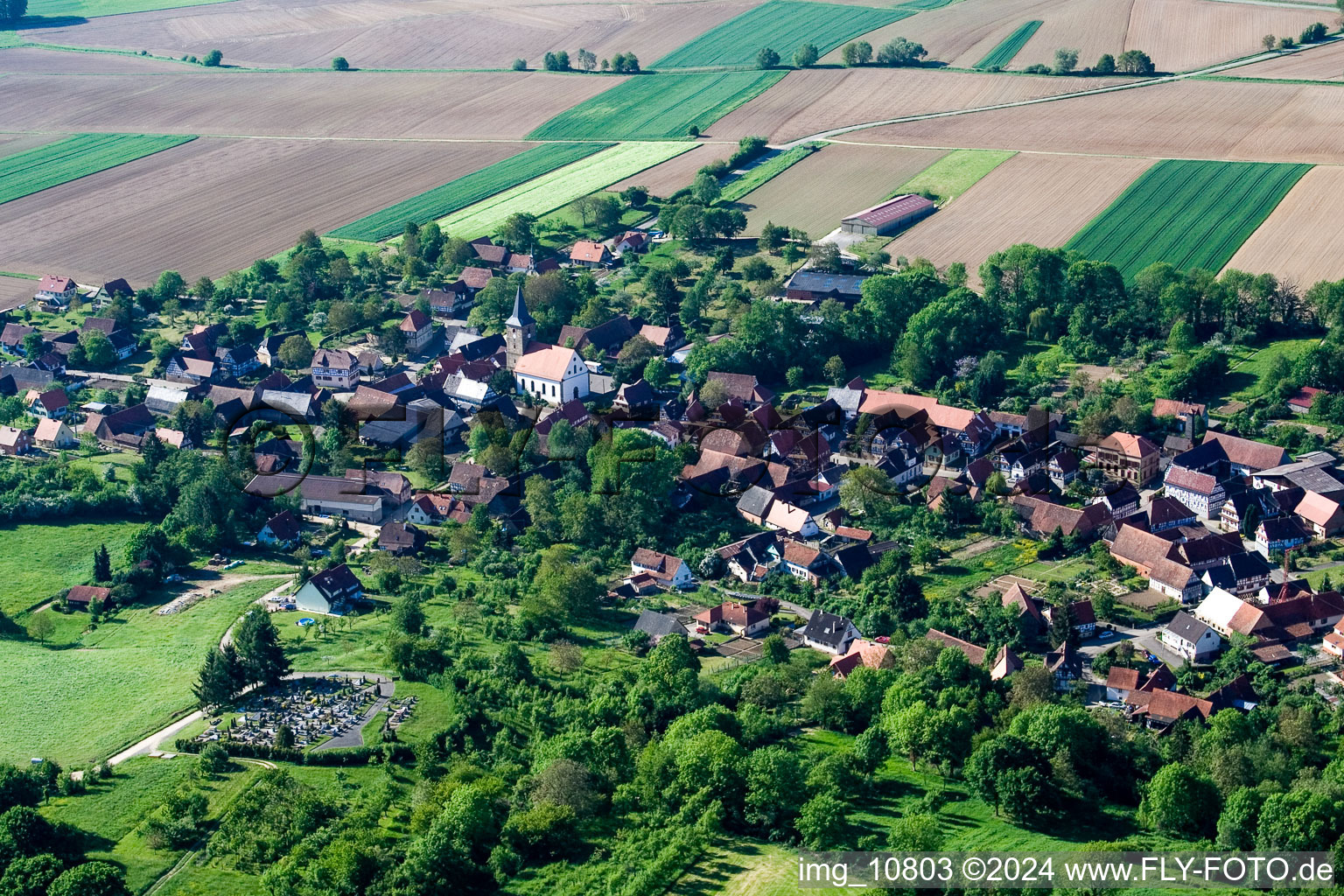 Birlenbach in Drachenbronn-Birlenbach in the state Bas-Rhin, France