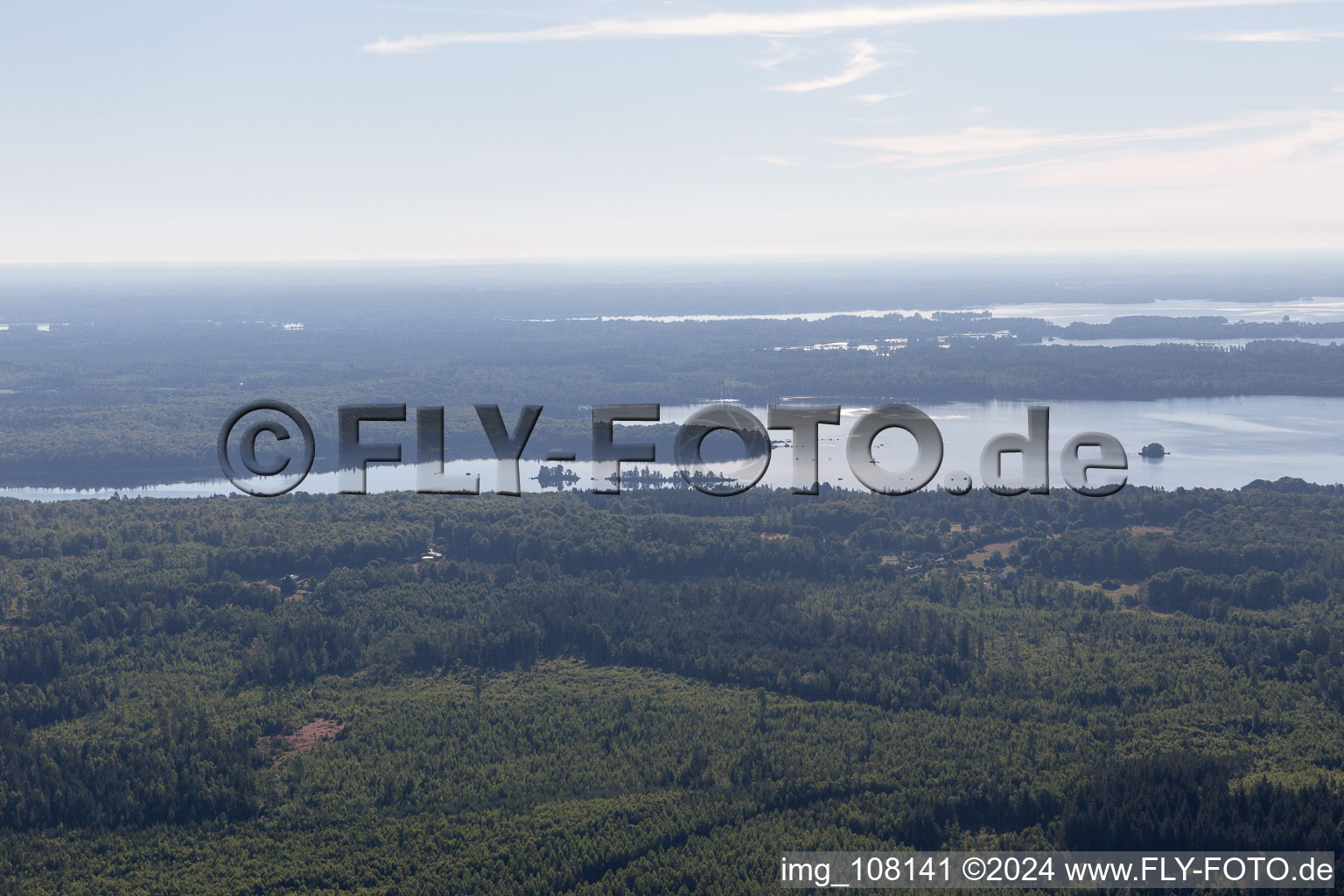 Flogmyran in the state Kronoberg, Sweden out of the air