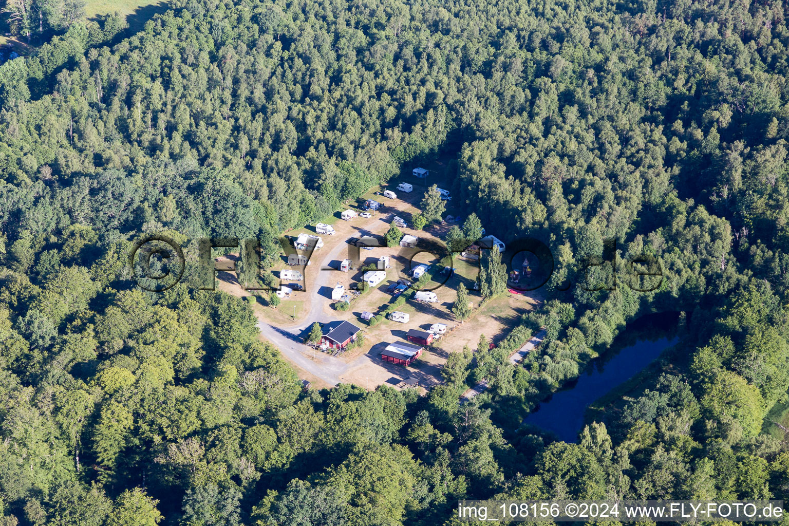 Aerial photograpy of Torne in the state Kronoberg, Sweden