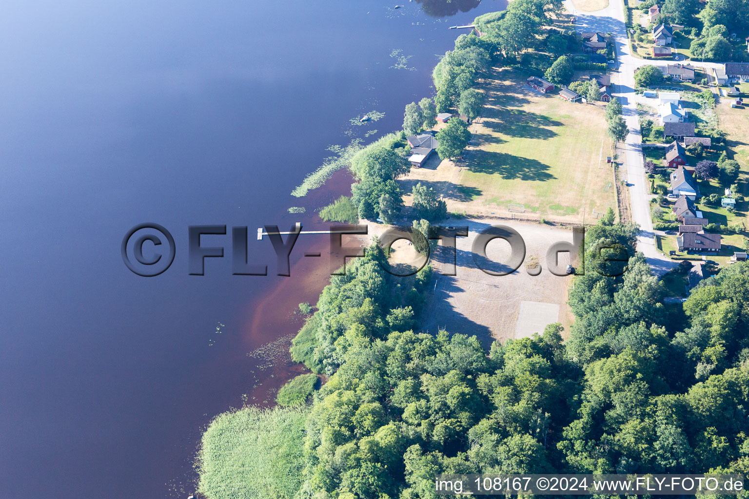 Drone image of Torne in the state Kronoberg, Sweden