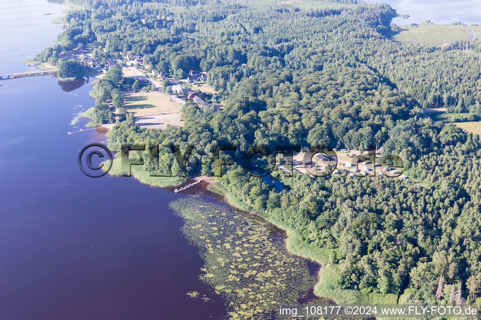 Torne in the state Kronoberg, Sweden from above