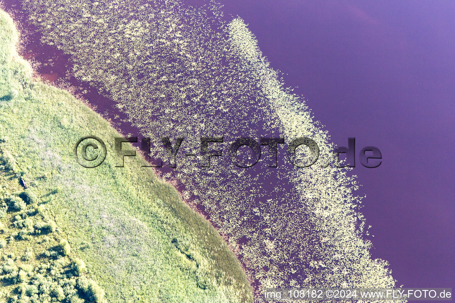 Bird's eye view of Torne in the state Kronoberg, Sweden