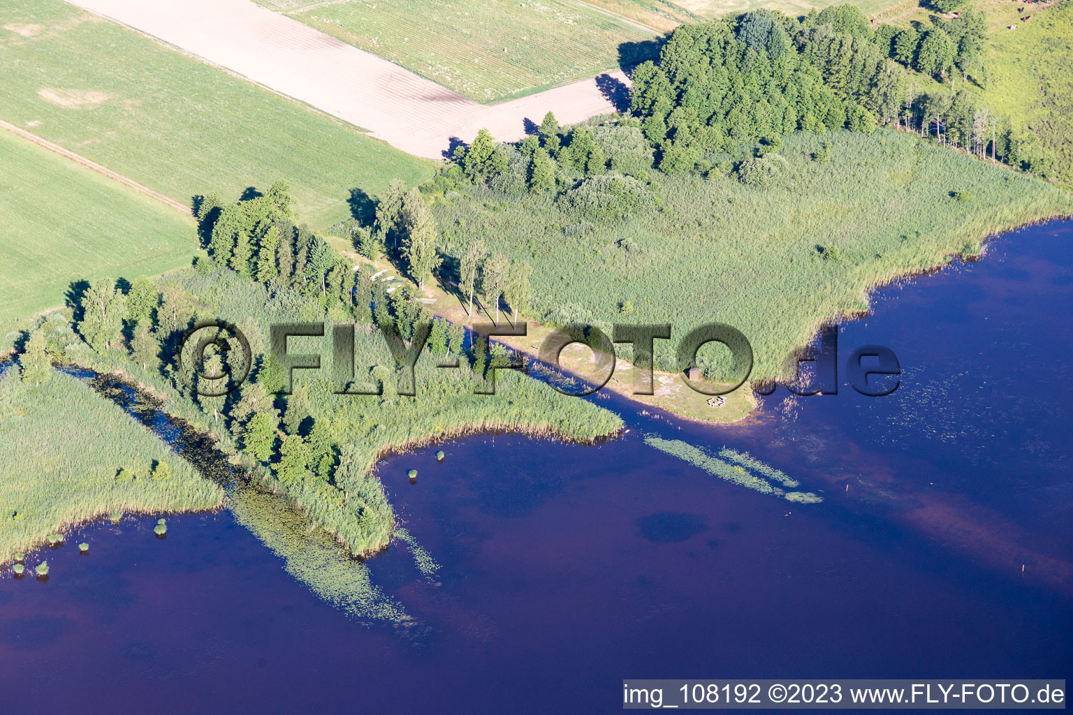 Aerial photograpy of Hunna in the state Kronoberg, Sweden