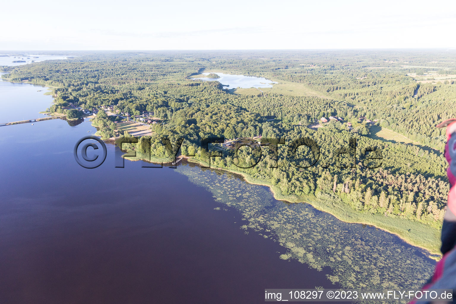 Aerial photograpy of Torne in the state Kronoberg, Sweden
