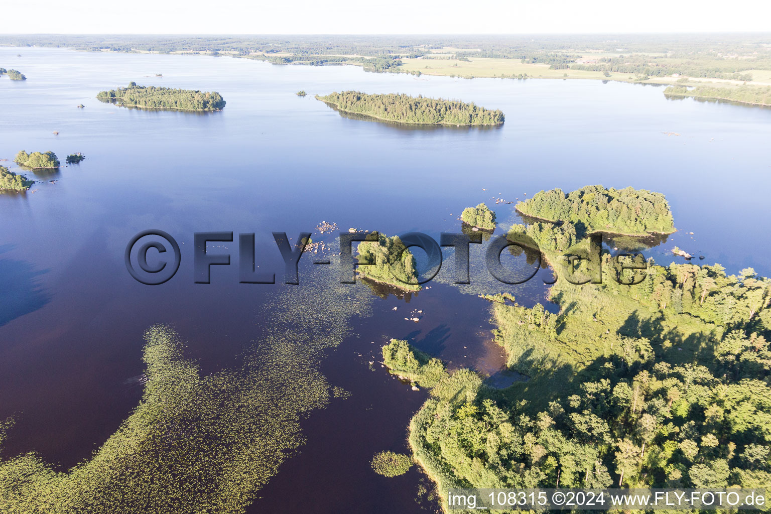 Drone recording of Skäggalösa in the state Kronoberg, Sweden