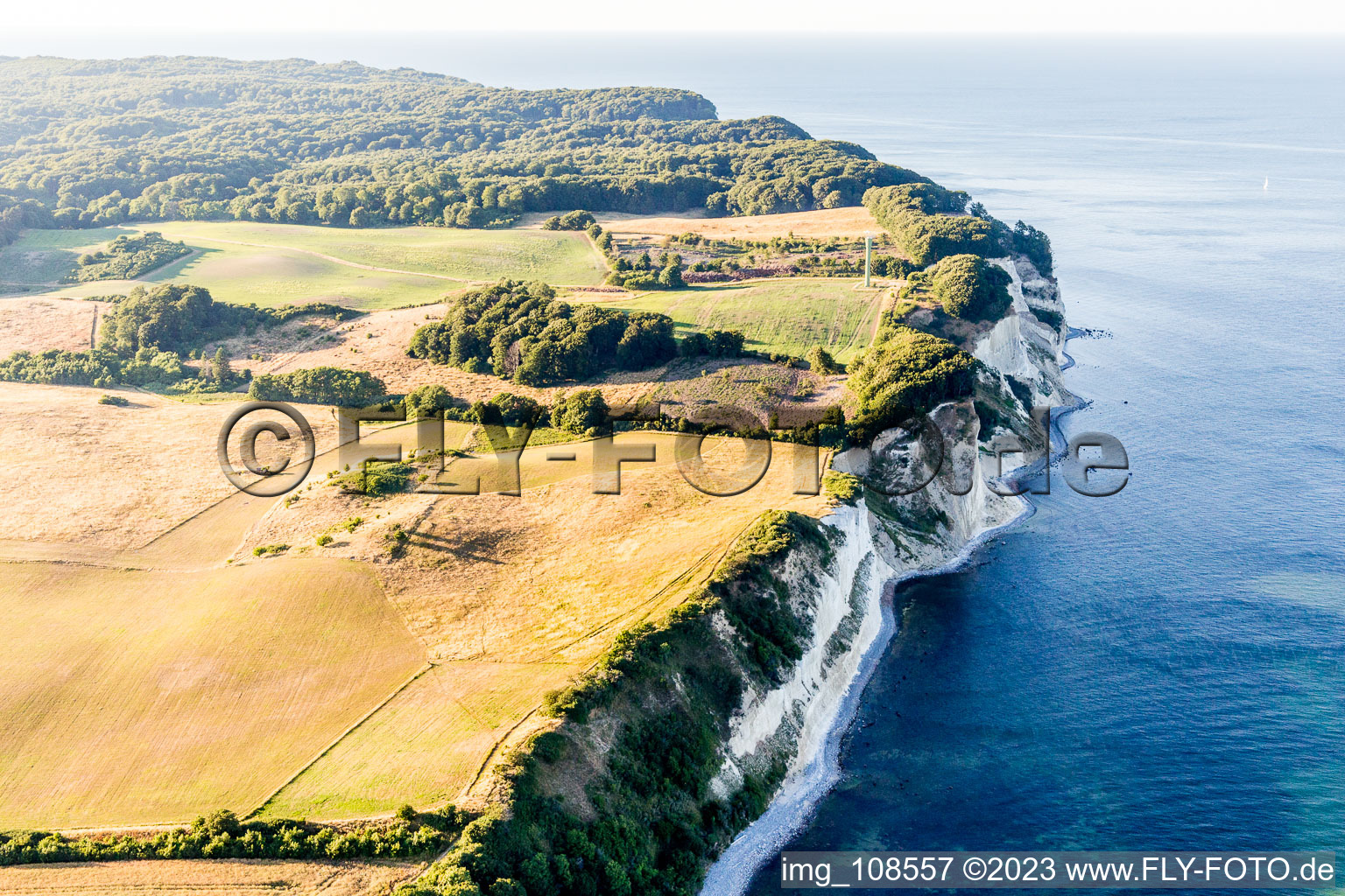 Borre in the state Zealand, Denmark seen from above