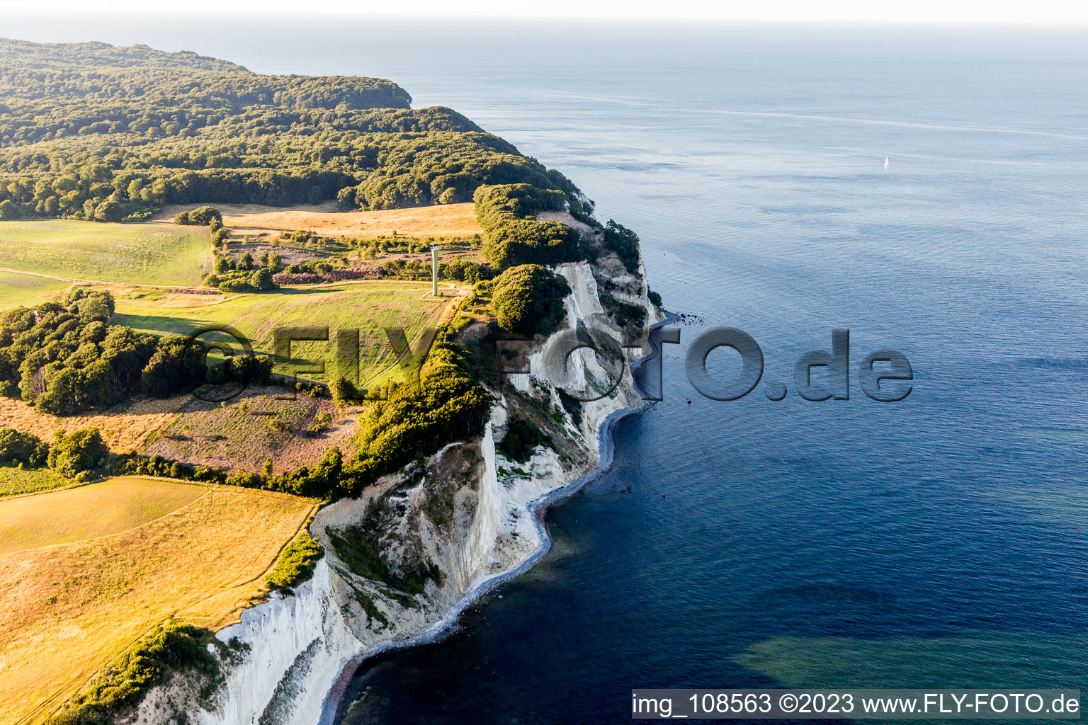 Borre in the state Zealand, Denmark viewn from the air