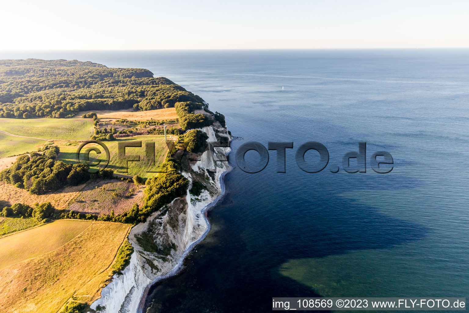 Borre in the state Zealand, Denmark from a drone