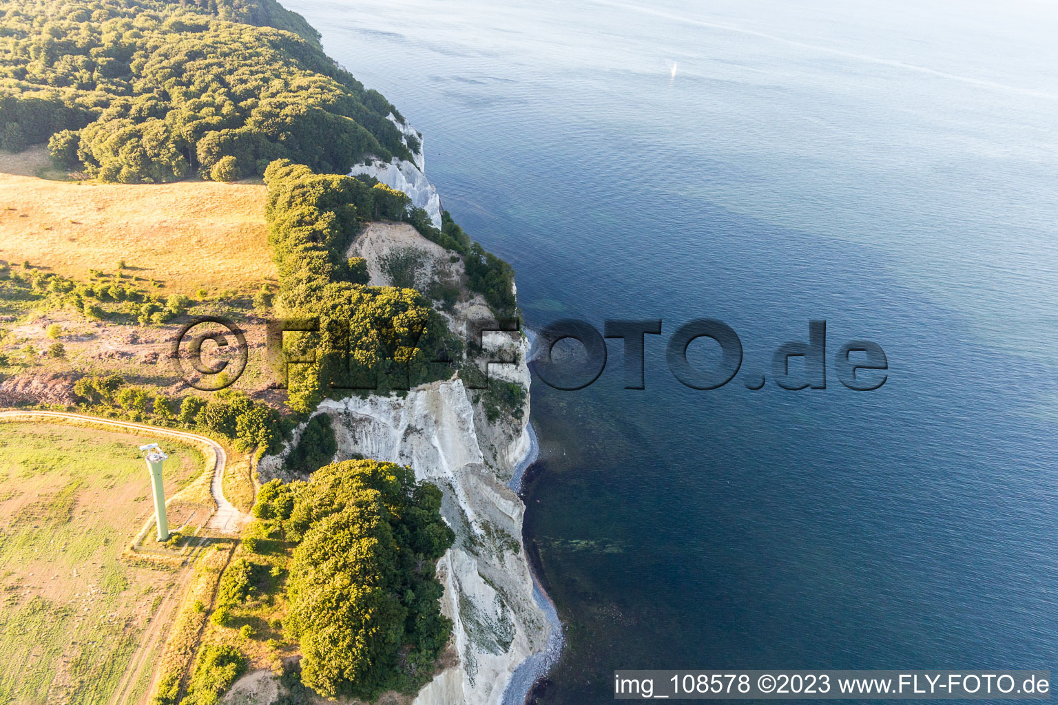 Borre in the state Zealand, Denmark from above