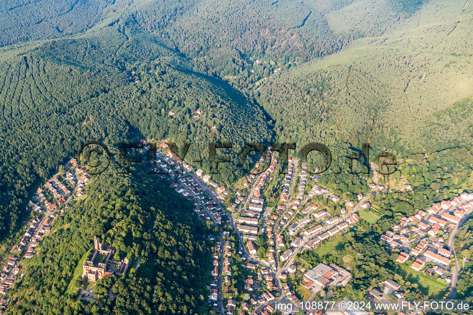 Eberstalbach in the district Hausen in Bad Dürkheim in the state Rhineland-Palatinate, Germany