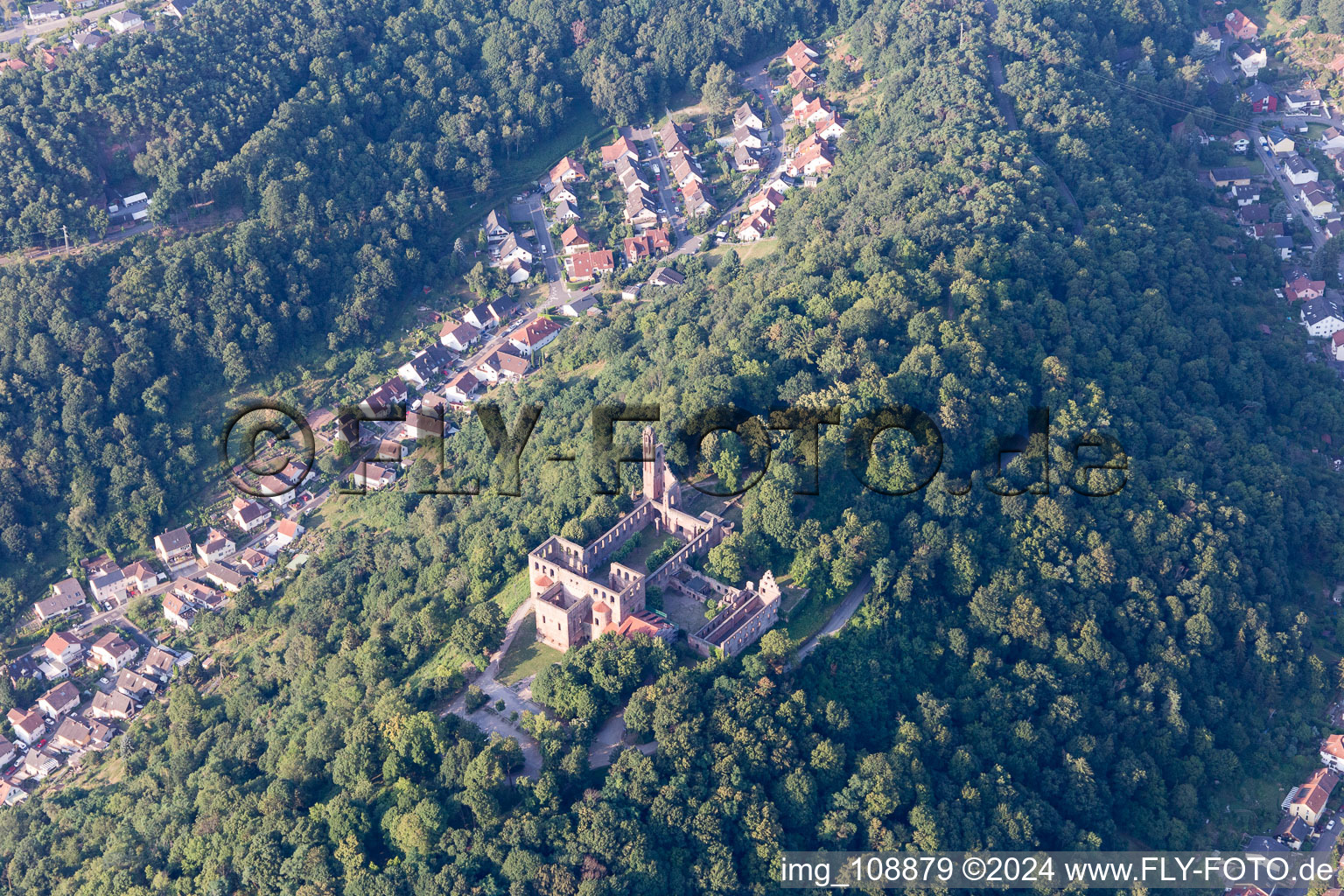 Limburg Monastery Ruins in the district Hausen in Bad Dürkheim in the state Rhineland-Palatinate, Germany